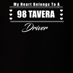 My Heart Belongs To A 1998 Tavera Driver Dark Color T Shirt
