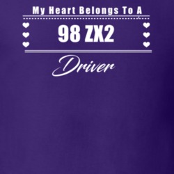 My Heart Belongs To A 1998 Zx2 Driver Dark Color T Shirt