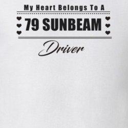 My Heart Belongs To A 1979 Sunbeam Driver Light Color T Shirt
