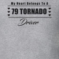My Heart Belongs To A 1979 Tornado Driver Light Color T Shirt