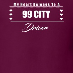 My Heart Belongs To A 1999 City Driver Dark Color T Shirt