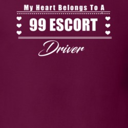 My Heart Belongs To A 1999 Escort Driver Dark Color T Shirt