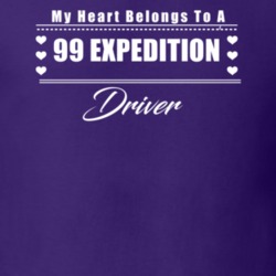 My Heart Belongs To A 1999 Expedition Driver Dark Color T Shirt