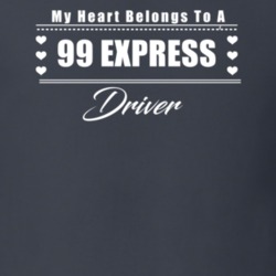 My Heart Belongs To A 1999 Express Driver Dark Color T Shirt