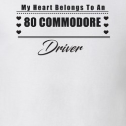 My Heart Belongs To A 1980 Commodore Driver Light Color T Shirt