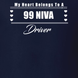 My Heart Belongs To A 1999 Niva Driver Dark Color T Shirt