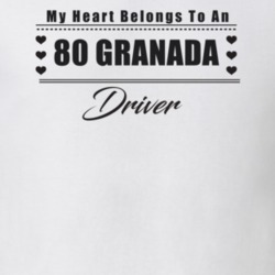 My Heart Belongs To A 1980 Granada Driver Light Color T Shirt