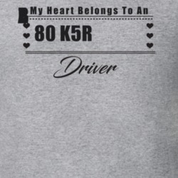My Heart Belongs To A 1980 K5 Blazer Driver Light Color T Shirt