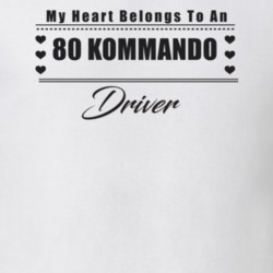 My Heart Belongs To A 1980 Kommando Driver Light Color T Shirt