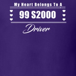 My Heart Belongs To A 1999 S2000 Driver Dark Color T Shirt