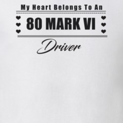 My Heart Belongs To A 1980 Mark Vi Driver Light Color T Shirt