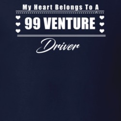 My Heart Belongs To A 1999 Venture Driver Dark Color T Shirt