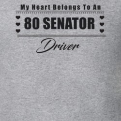 My Heart Belongs To A 1980 Senator Driver Light Color T Shirt
