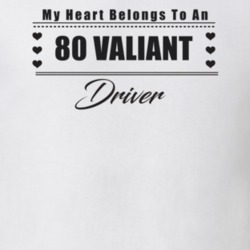 My Heart Belongs To A 1980 Valiant Driver Light Color T Shirt