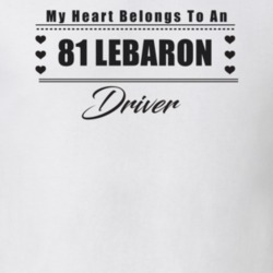 My Heart Belongs To A 1981 Lebaron Driver Light Color T Shirt