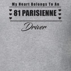 My Heart Belongs To A 1981 Parisienne Driver Light Color T Shirt