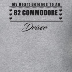My Heart Belongs To A 1982 Commodore Driver Light Color T Shirt