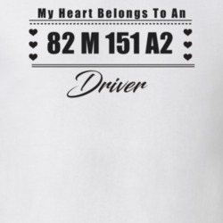 My Heart Belongs To A 1982 M 151 A2 Driver Light Color T Shirt
