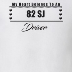 My Heart Belongs To A 1982 Sj Driver Light Color T Shirt