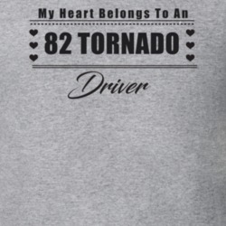My Heart Belongs To A 1982 Tornado Driver Light Color T Shirt