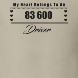 My Heart Belongs To A 1983 600 Driver Light Color T Shirt