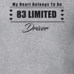 My Heart Belongs To A 1983 Limited Driver Light Color T Shirt