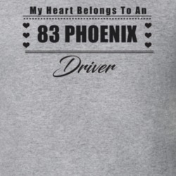 My Heart Belongs To A 1983 Phoenix Driver Light Color T Shirt