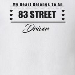My Heart Belongs To A 1983 Street Driver Light Color T Shirt