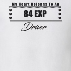 My Heart Belongs To A 1984 Exp Driver Light Color T Shirt
