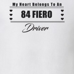 My Heart Belongs To A 1984 Fiero Driver Light Color T Shirt