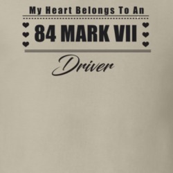 My Heart Belongs To A 1984 Mark Vii Driver Light Color T Shirt