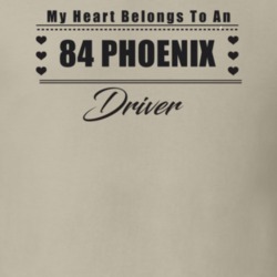 My Heart Belongs To A 1984 Phoenix Driver Light Color T Shirt