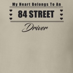 My Heart Belongs To A 1984 Street Driver Light Color T Shirt