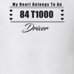 My Heart Belongs To A 1984 T1000 Driver Light Color T Shirt