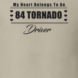 My Heart Belongs To A 1984 Tornado Driver Light Color T Shirt