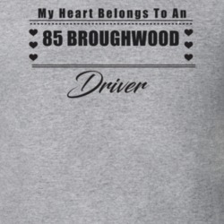 My Heart Belongs To A 1985 Broughwood Driver Light Color T Shirt