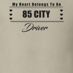 My Heart Belongs To A 1985 City Driver Light Color T Shirt