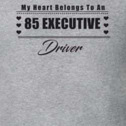 My Heart Belongs To A 1985 Executive Driver Light Color T Shirt