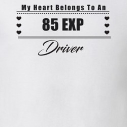 My Heart Belongs To A 1985 Exp Driver Light Color T Shirt