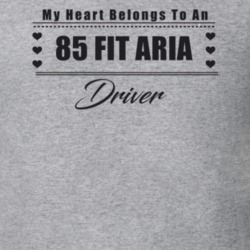 My Heart Belongs To A 1985 Fit Aria Driver Light Color T Shirt