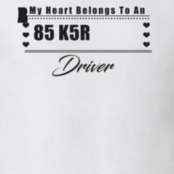 My Heart Belongs To A 1985 K5 Blazer Driver Light Color T Shirt