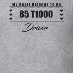 My Heart Belongs To A 1985 T1000 Driver Light Color T Shirt