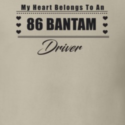 My Heart Belongs To A 1986 Bantam Driver Light Color T Shirt