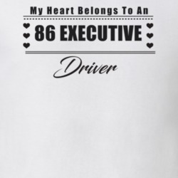 My Heart Belongs To A 1986 Executive Driver Light Color T Shirt
