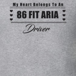 My Heart Belongs To A 1986 Fit Aria Driver Light Color T Shirt