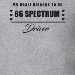 My Heart Belongs To A 1986 Spectrum Driver Light Color T Shirt