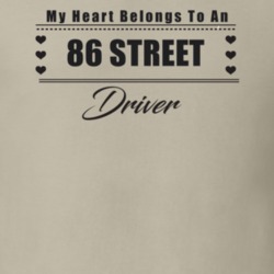 My Heart Belongs To A 1986 Street Driver Light Color T Shirt