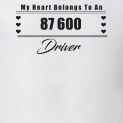 My Heart Belongs To A 1987 600 Driver Light Color T Shirt