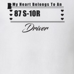 My Heart Belongs To A 1987 S-10 Blazer Driver Light Color T Shirt