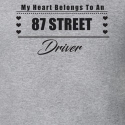 My Heart Belongs To A 1987 Street Driver Light Color T Shirt